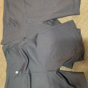 2 pack of black biker shorts